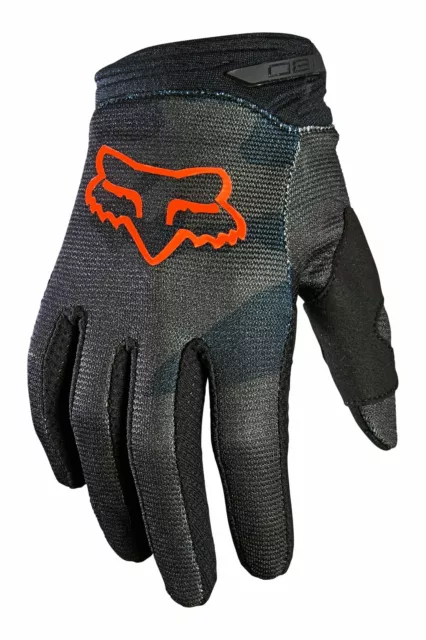 Fox Youth Kinder Glove 180 Trev MTB MX DH Handschuhe Schwarz/Camo Kinder L /YL