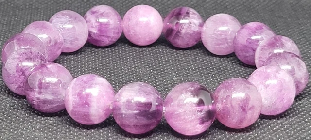 Purple Lepidolite 12mm Bracelet