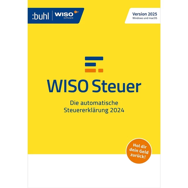 WISO STEUER 2025 (für Steuererklärung 2024) macOS Windows PC 2952641