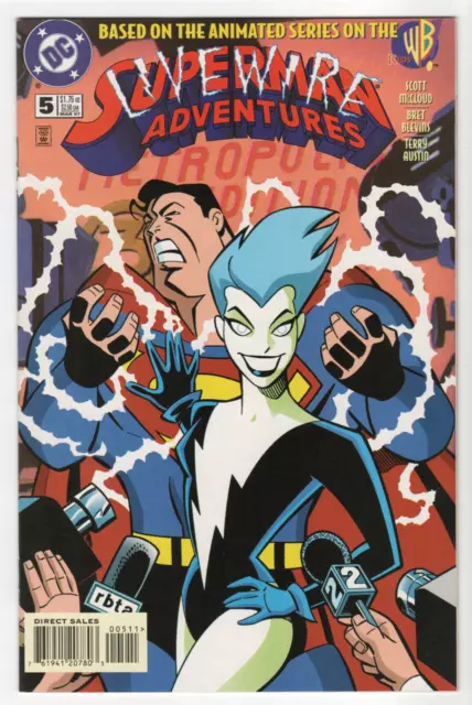 Superman Adventures 5 DC Comics 1997 1st Livewire From Animated Series