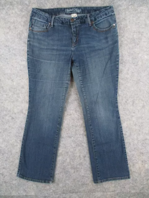 FADED GLORY JEANS Womens 10 Blue Corduroy Bootcut Mid Rise Retro
