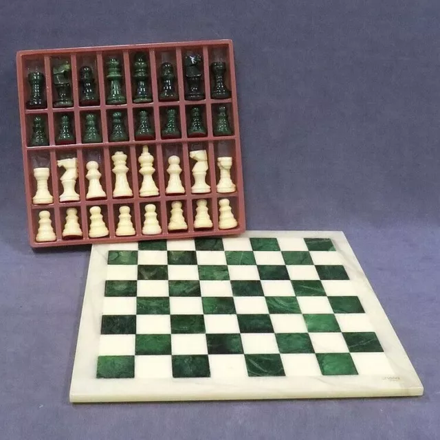 Marble Chess Game Board Table / Collectible Marble Chess Set Gifts