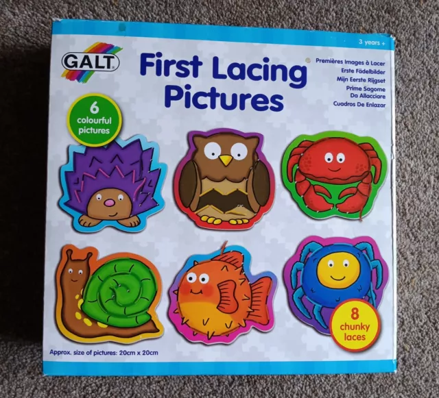 Galt First Lacing Pictures 3 Yrs+ Creative Activity Playset