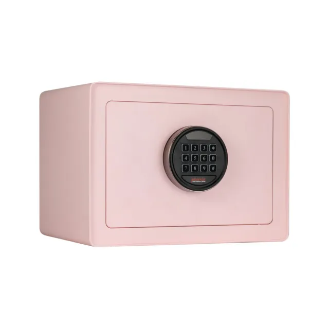 Phoenix Dream cassaforte domestica con serratura elettronica rivestita in polvere rosa pastello DREAM1P