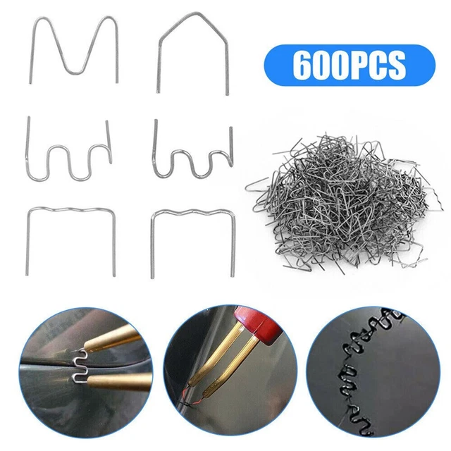 Lot De 800 Agrafes à Chaud Pour Soudure Plastique – 0,6 Mm & 0,8 Mm – Pour Réparation Pare-chocs, PVC, ABS - 8