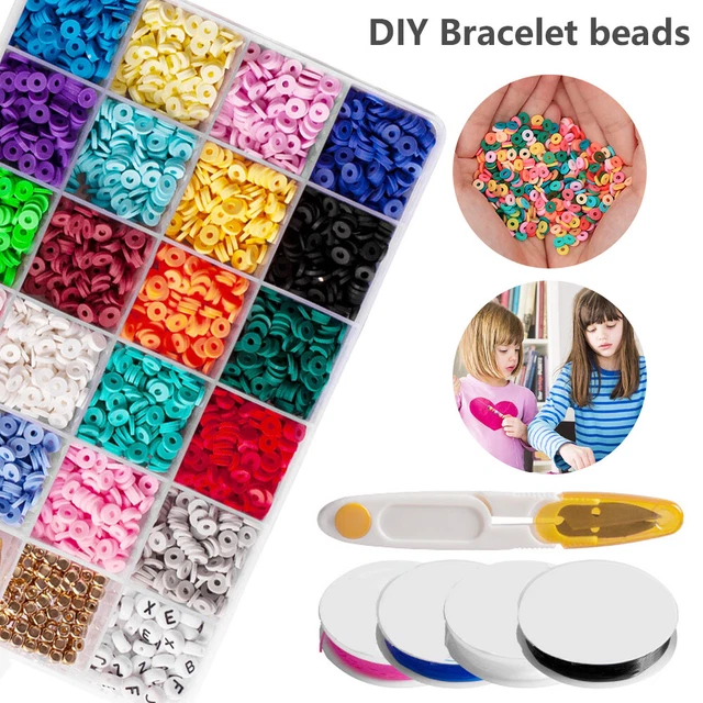 Flat Round Polymer Clay Spacer Beads 20 Colors Polymer Clay Beads for LoVfk