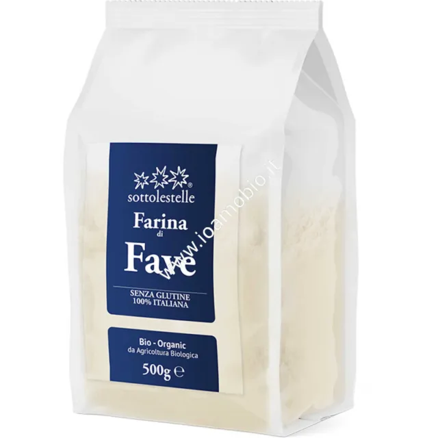 Farina di Fave Italiane Senza Glutine 500g - Bio Sottolestelle