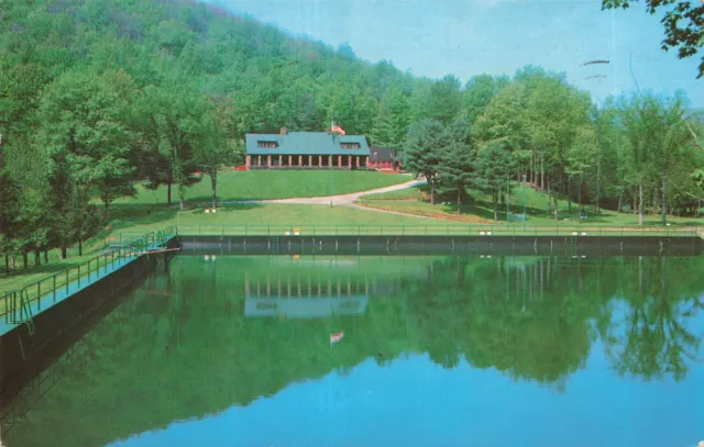 Stackpole Lodge Pennsylvania ~ Caccia Pesca Su 12K Acres ~1964 Cartolina