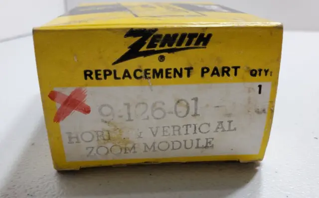Vintage Zenith Replacement Part 9-126-01.  B3/E22