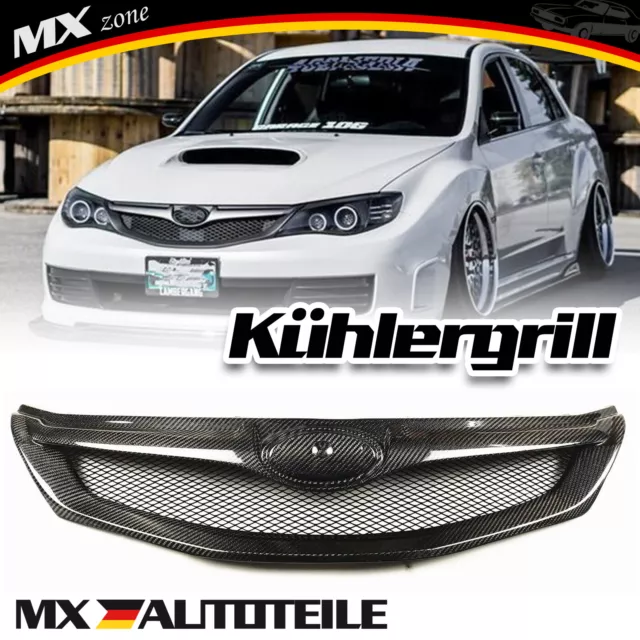 Kohlefaser Sport Kühlergrill Gitter Für Subaru Impreza WRX STi 2008-2011 2009