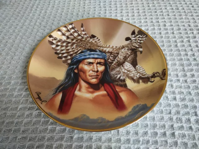 Franklin Mint The Spirit Of The Great Hawk By Gary Ampel Limited Edition