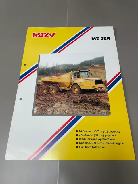 Moxy MT 30R Articulated Dumptruck Brochure