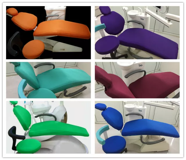 1Set Dental Unit Cover Cloth Dentist Chair Protector Sleeves Washable *7Colors