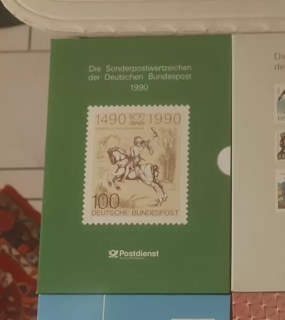 1 x Die Sonderpostwertzeichen der Deutschen Bundespost 1990