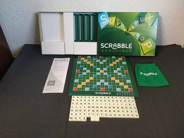 Jeu de société SCRABBLE CLASSIQUE Très Bon État LIVRAISON OFFERTE !!!!!!