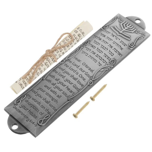 RELIGIOUS HOLY SCROLL Metal Toddler Jewish Door Ornament Classic