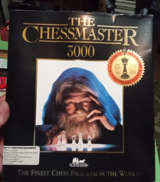 VTG 1996 The Chessmaster 3000 Big Box PC Game MS DOS Windows Dos