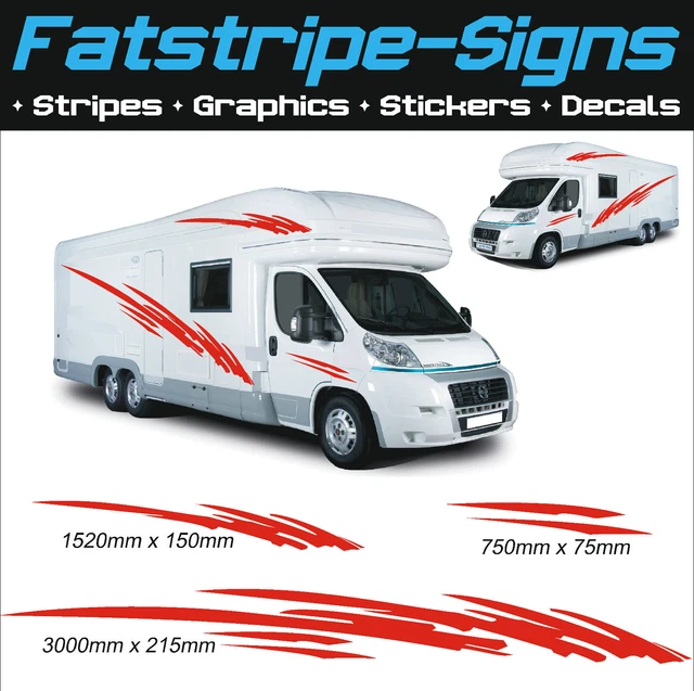 3M MOTORHOME VINYL GRAPHICS STICKERS DECALS SET CAMPER VAN RV CARAVAN