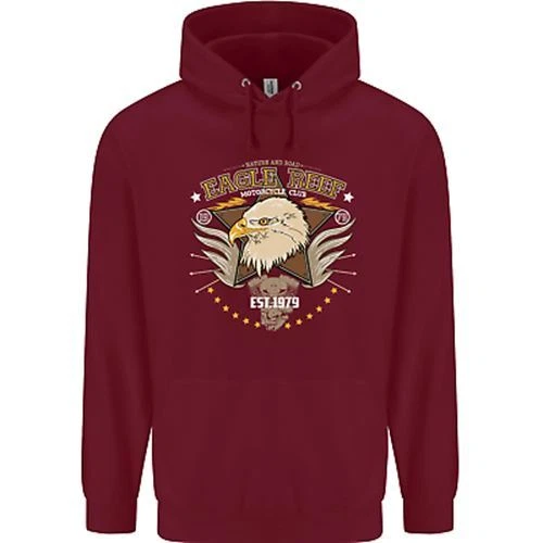 Felpa con cappuccio Eagle Reef Moto Moto Biker Bambini Bambini 3