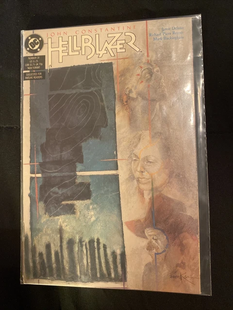 HELLBLAZER #14 F/VF, John Constantine, DC Comics 1988 Stock Image