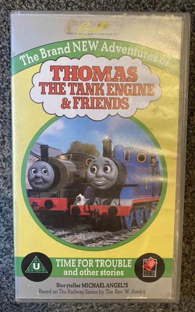 THOMAS THE TANK ENGINE & FRIENDS - TIME FOR TROUBLE (and Stories) - (VHS) Video THOMAS THE TANK ENGINE & FRIENDS - TIME FOR TROUBLE (and Stories) - (VHS) Video