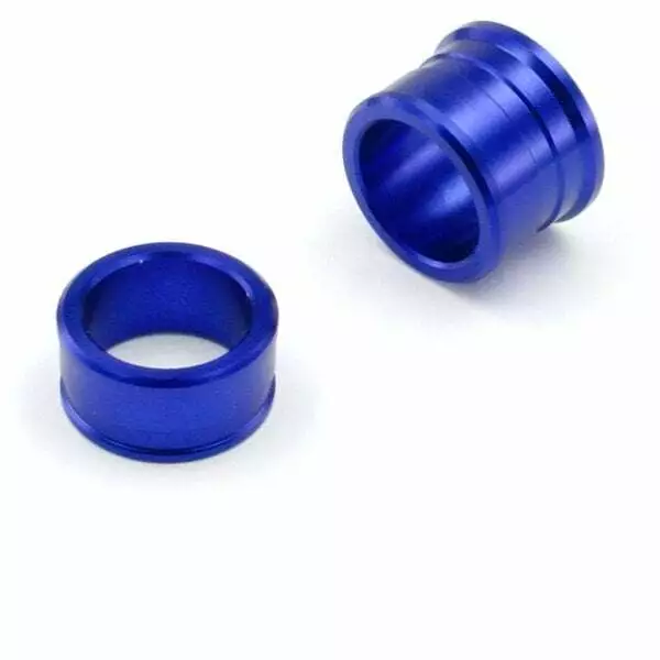 DRC Motocross MX Bike Rear Wheel Spacers - Yamaha YZF 250/450 2009-21 - Blue