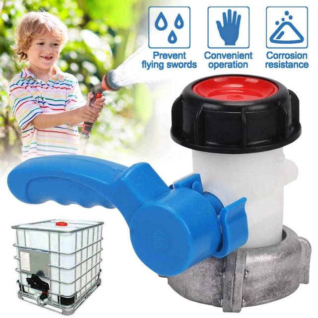 IBC WATER TANK Adapter Butterfly Valve Tap Replacement Valve Fitting