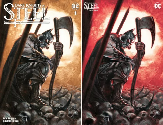 DARK KNIGHTS OF STEEL #1 - CK Exclusive DELL'OTTO Variant Cover Set - Batman
