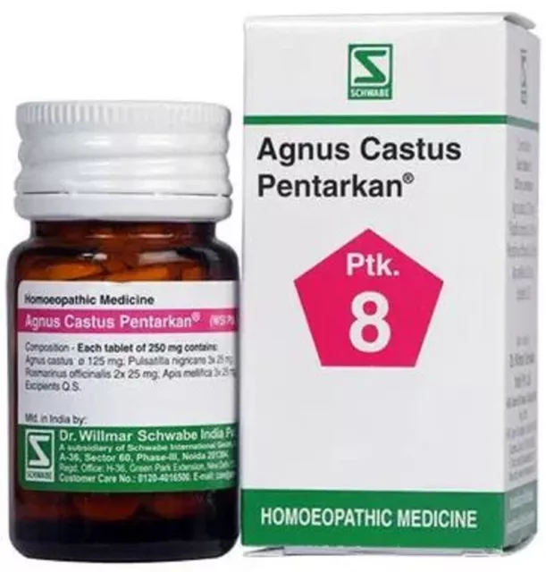 Dr Willmar Schwabe India Agnus Castus Pentarkan Tablet Homeopathy Medicines 20gm