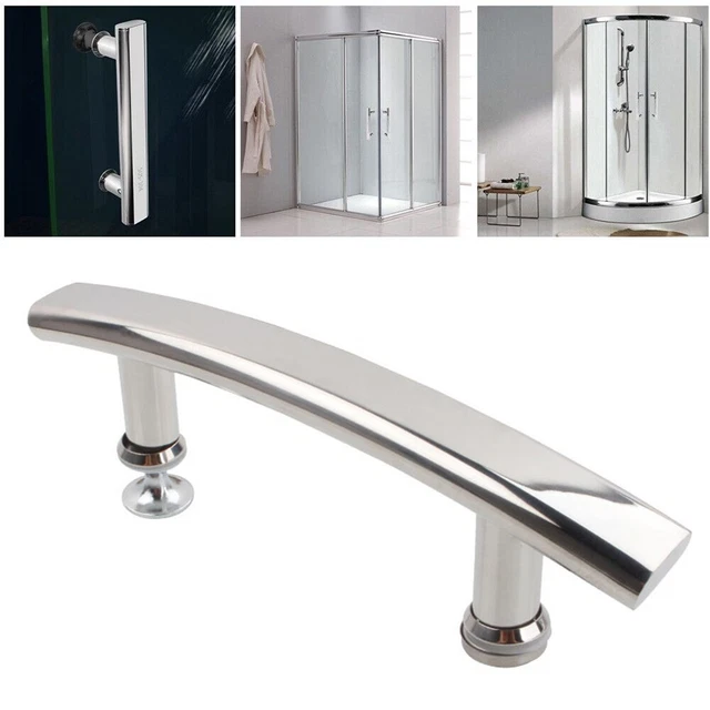 Doccia Maniglia Bracciolo 304 Acciaio Inox Vetro Maniglia Porta Scorrevole