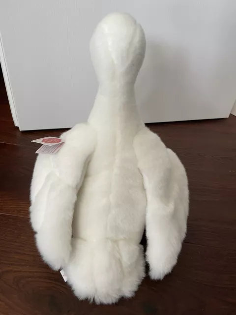 Schwan Teddy Hermann Moonlight weiß 40 cm