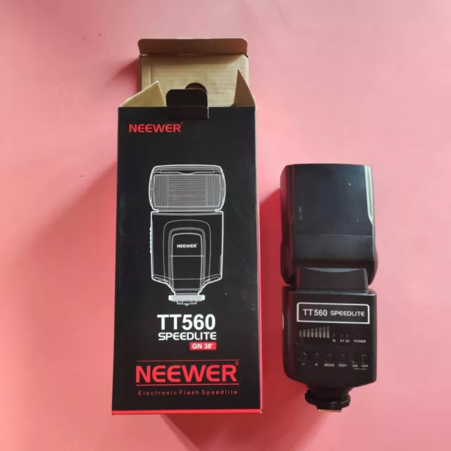 NEEWER TT560 Flash Speedlite con M/S1/S2, Speedlight Universale poco uso