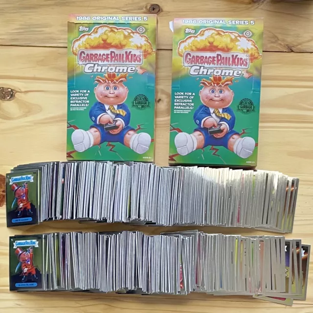 2022 Garbage Pail Kids Chrome Series 5 Base - Complete Your Set - Pick Your Card