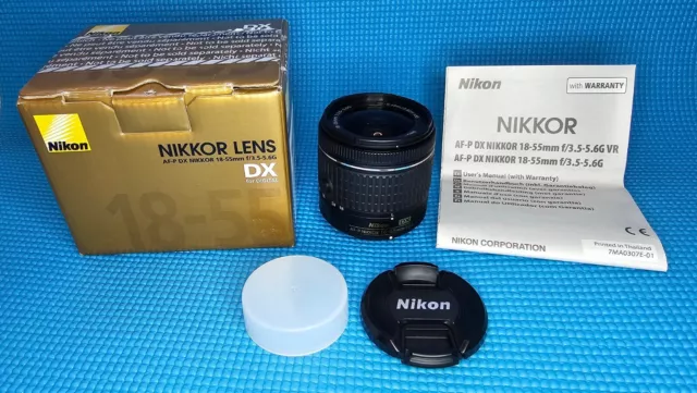 Nikon AF-P DX Nikkor 18-55mm F/3.5-5.6G lens