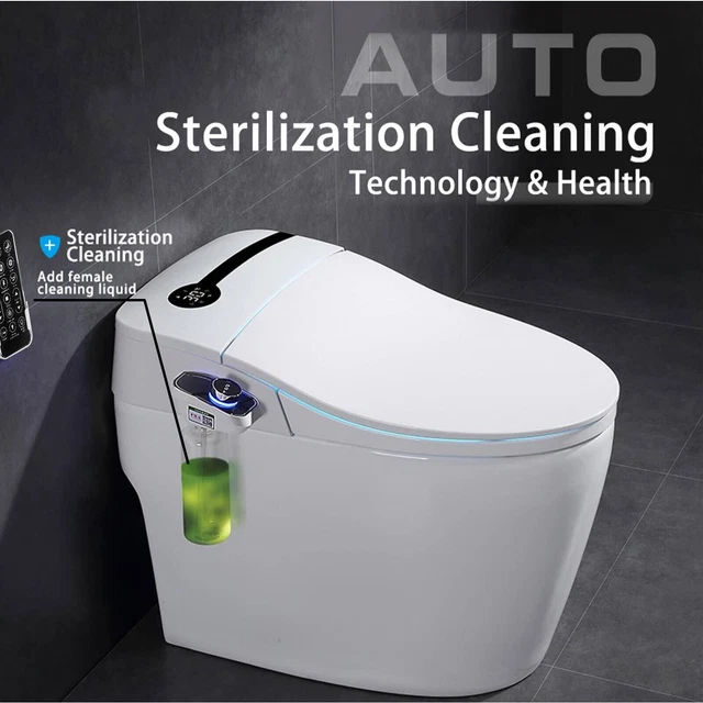 ELONGATED ONE PIECE Smart Toilet With Advance Bidet Soft Closing Seat