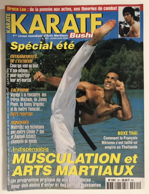 ►KARATE BUSHIDO n°281 - 2000 - DESPLANQUE - BRUCE LEE    ( complet posters)