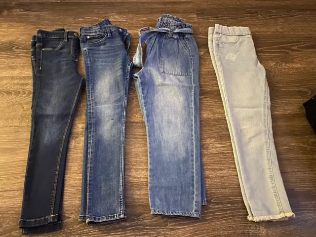 girls jeans bundle age 7 Next & H&M