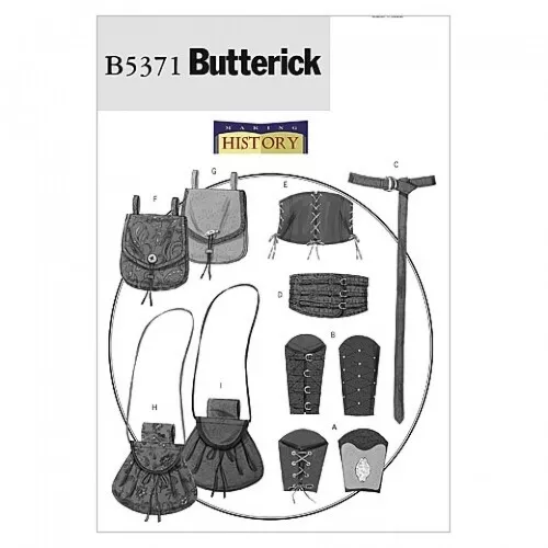 Butterick Sewing Pattern 5371 Men, Women XLG-XXL-XXXL