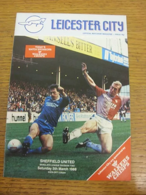 05/03/1988 Leicester City v Sheffield United  . Condition: if no previous faults