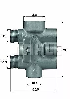 Mahle Original (TO 9 75) Thermostat, Ölkühlung für AUDI VW