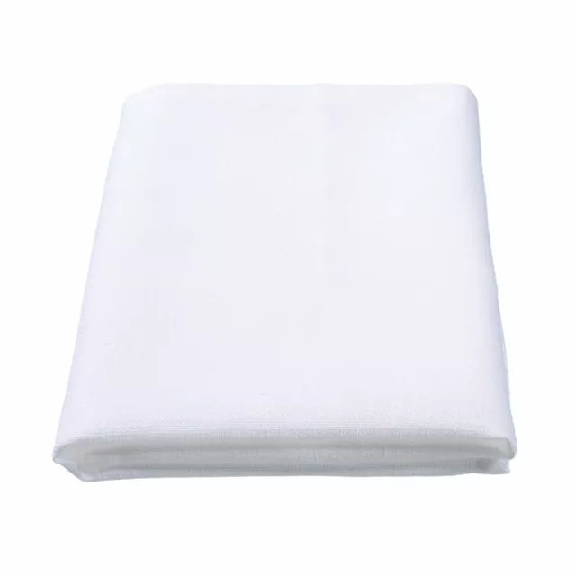 10 x White Linen Look Napkins - Commercial / Hotel Quality
