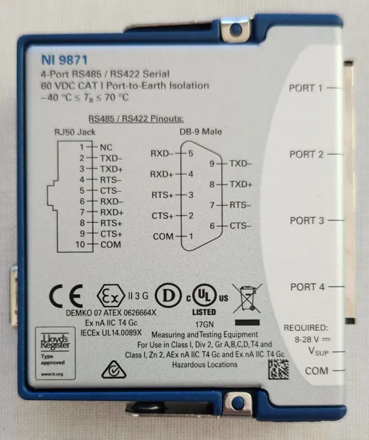 National Instruments NI-9871 C Series Serial Interface Module