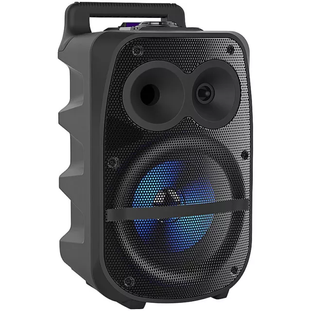 auvisio Mobile PA-Partyanlage, Bluetooth, MP3, USB, SD, Karaoke, UKW, 150 Watt 2