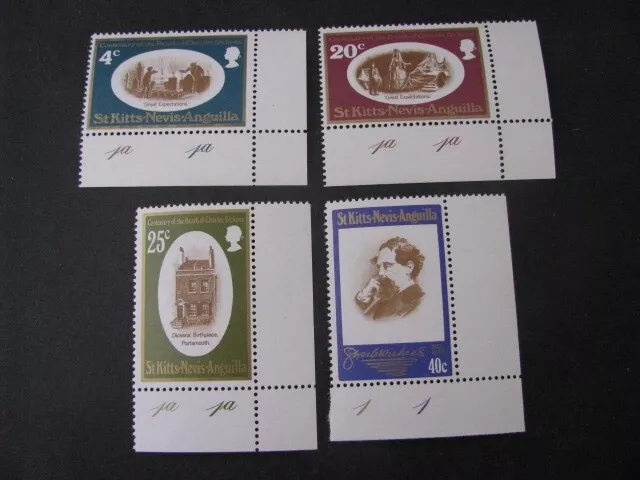 St. Kitts-Nevis Stamp Set Scott # 223-226 Never Hinged Unused Lot 2