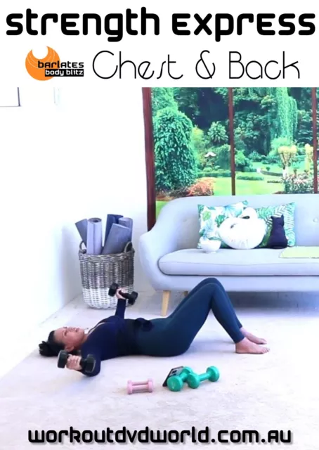 15 min Chest & Back Weights Workout DVD - Barlates Strength Express Chest & Back