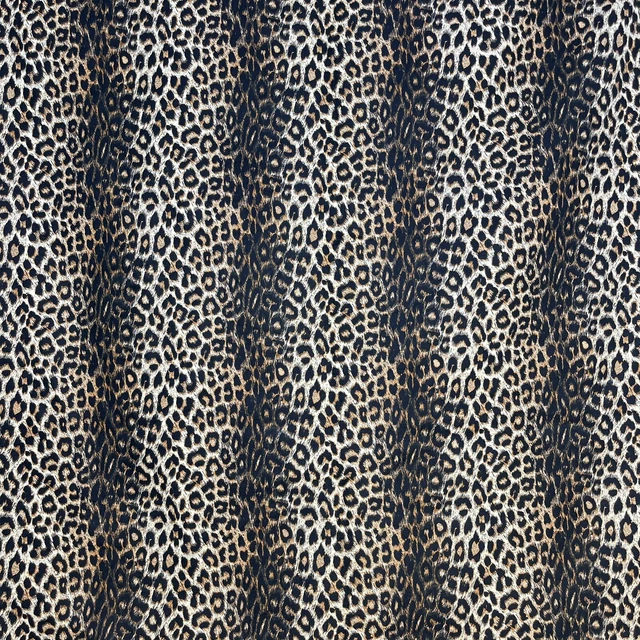Leopard Print Canvas Flannel Fabric Heavy weight 3 Yards x 36"  READ