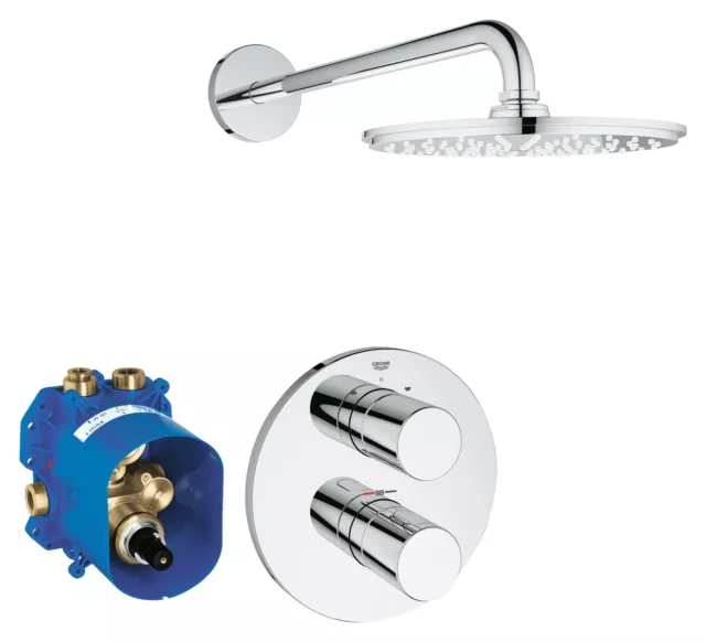 Grohe Grohtherm 3000 Cosmopolitan Duschsystem Unterputz mit... 26262000