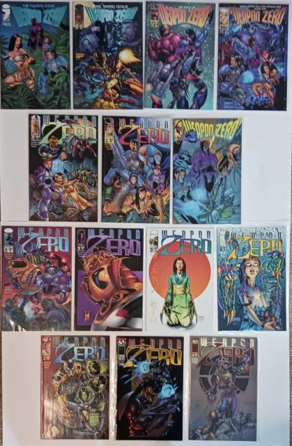 Weapon Zero Lot T4 T3 T2 T1 + 0-7 +13 & 14 Image Unread NM-M Simonson Benitez