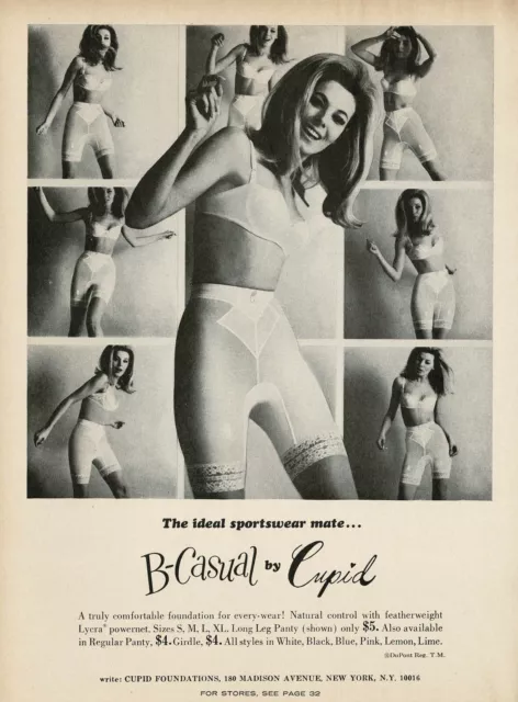 1969 SEARS LACE Tulip Bra & Panty Girdle woman photo vintage print Ad $9.99  - PicClick