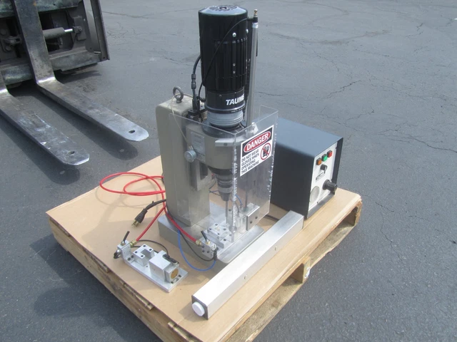 Taumel T-161 Orbital Riveter Riveting Machine W/ Controller & Air Clamping Jigs
